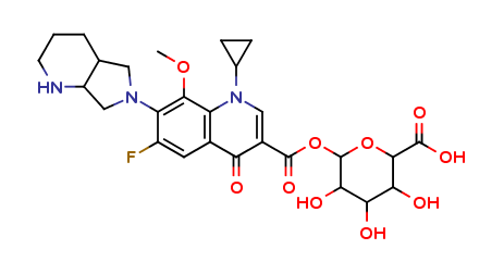 rac cis-Moxifloxacin Acyl-β-D-glucuronide