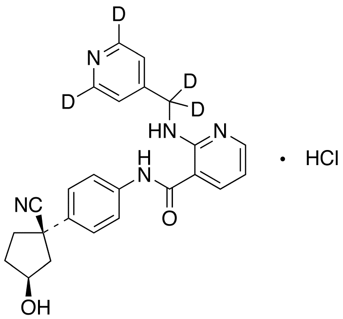 rac trans-3-Hydroxy Apatinib-d4 Hydrochloride