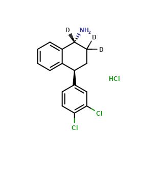rac-trans-N-Desmethyl Sertraline-d3 Hydrochloride