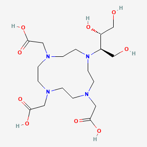 rel-10-((1R,2S)-2,3-Dihydroxy-1-(hydroxymethyl)propyl)-1,4,7,10-tetraazacyclododecane-1,4,7-triaceti