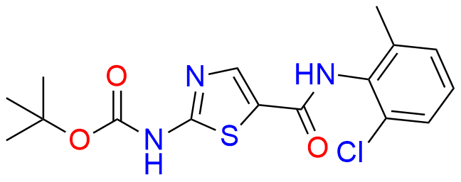 t-butyl(5-((2-chloro-6-methylphenyl)carbamoyl)thiazol-2-yl)carbamate