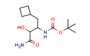 tert-Butyl 4-amino-1-cyclobutyl-3,4-dioxobutan-2-yl carbamate