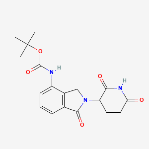tert-butyl (2-(2,6-dioxopiperidin-3-yl)-1-oxoisoindolin-4-yl)carbamate