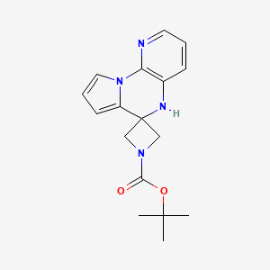 tert-butyl 5'H-spiro[azetidine-3,6'-pyrido[3,2-e]pyrrolo[1,2-a]pyrazine]-1-carboxylate