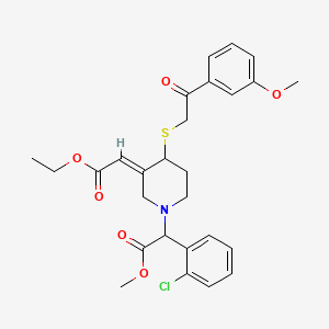 trans-Clopidogrel-MP Ethyl Ester Derivative(Mixture of Diastereomers)